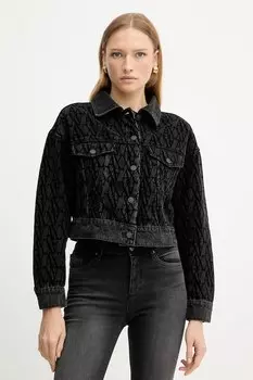 Джинсовая куртка Armani Exchange, черный