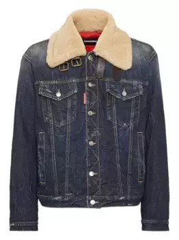 Джинсовая куртка Aviator DSQUARED2, синий