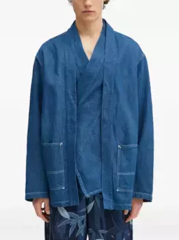 Джинсовая куртка-бандаж KENZO, синий