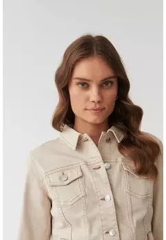 Джинсовая куртка BESKA TATUUM, светло-коричневый