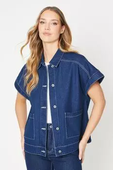 Джинсовая куртка без рукавов Oasis, синий