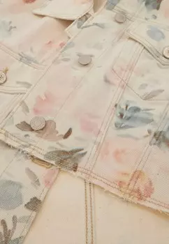 Джинсовая куртка BLUMEN Guess, бежевый