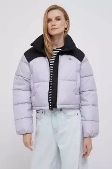Джинсовая куртка Calvin Klein Calvin Klein Jeans, фиолетовый