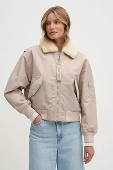 Джинсовая куртка Calvin Klein Calvin Klein Jeans, бежевый