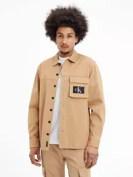 Джинсовая куртка Calvin Klein, вечный кэмел