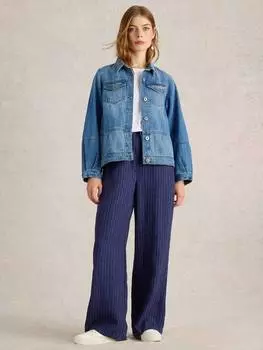 Джинсовая куртка camille White Stuff, цвет Mid Denim