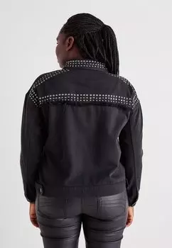 Джинсовая куртка CARMARILLA STUD JACKET ONLY Carmakoma, черный