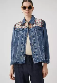 Джинсовая куртка CHAQ DONIS Desigual, синий