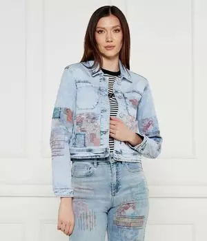 Джинсовая куртка chaq_los angeles Regular fit Desigual, синий