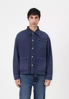 Джинсовая куртка CHORE JACKET Tommy Jeans, цвет Denim Dark