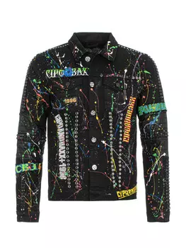 Джинсовая куртка Cipo & Baxx, черный