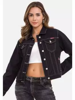 Джинсовая куртка Cipo & Baxx, черный