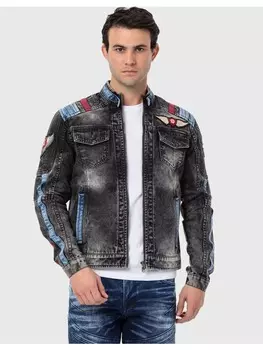 Джинсовая куртка Cipo & Baxx, черный