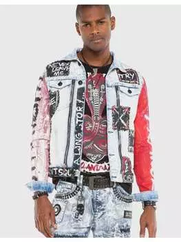 Джинсовая куртка Cipo & Baxx, цвет iceblue