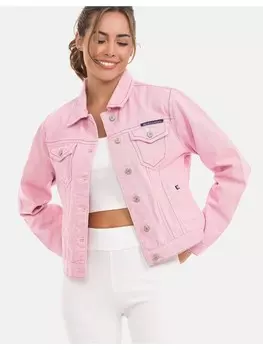 Джинсовая куртка Cipo & Baxx Jeansjacke, розовый