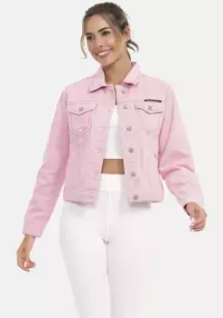 Джинсовая куртка Cipo & Baxx, розовый