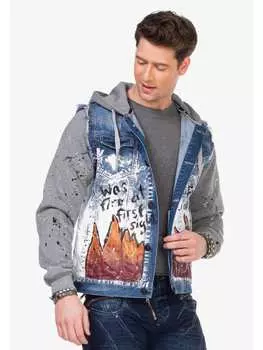 Джинсовая куртка Cipo & Baxx, синий