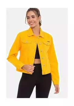 Джинсовая куртка Cipo & Baxx, желтый