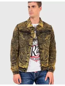 Джинсовая куртка Cipo & Baxx, желтый