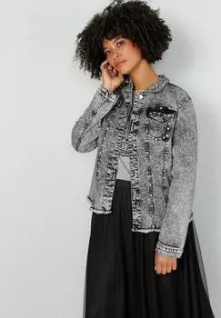 Джинсовая куртка CLASSIC FIT VINTAGE Angel of Style, темно-серый