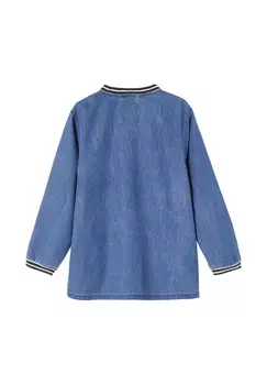 Джинсовая куртка COLLEGE Vertbaudet, синий