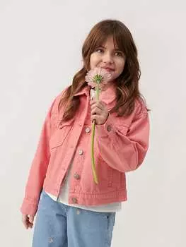 Джинсовая куртка COOL CLUB, розовый