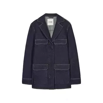 Джинсовая куртка COS Utility-Style, индиго