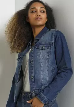 Джинсовая куртка Cream, цвет rich blue denim