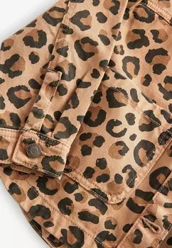 Джинсовая куртка CROP Next, коричневый