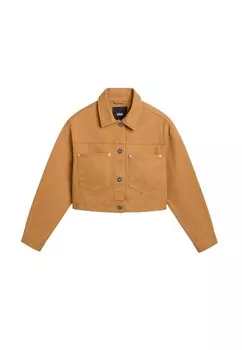 Джинсовая куртка CROP Vans, коричневый