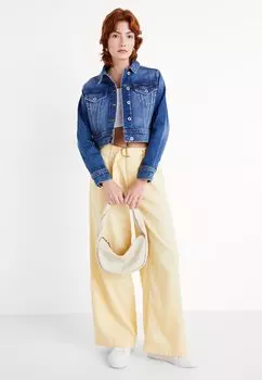 Джинсовая куртка Cropped Jacket Pepe Jeans, джинсовая ткань
