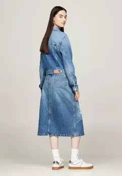 Джинсовая куртка CROPPED TRUCKER Tommy Hilfiger, синий