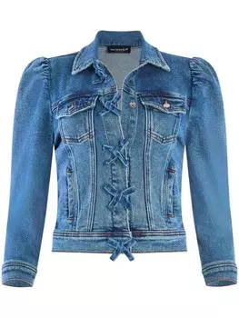 Джинсовая куртка цвета сирени Retrofete, черный