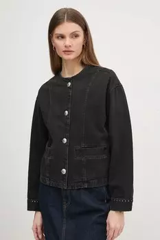 Джинсовая куртка Daena Stud Pepe Jeans, черный