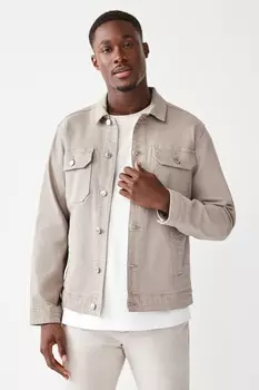 Джинсовая куртка дальнобойщика Next, бежевый