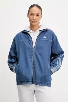 Джинсовая куртка Denim Os TT Adidas Originals, синий