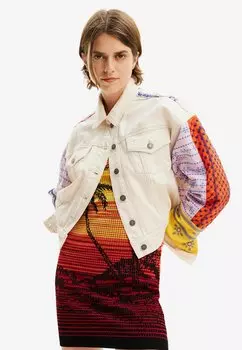 Джинсовая куртка Desigual, бежевый