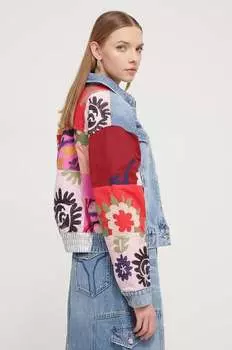 Джинсовая куртка Desigual, мультиколор