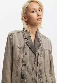 Джинсовая куртка Desigual, серый