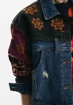 Джинсовая куртка Desigual, синий