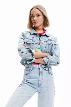 Джинсовая куртка Desigual, синий