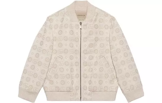 Джинсовая куртка детская Ivory Gucci, слоновая кость