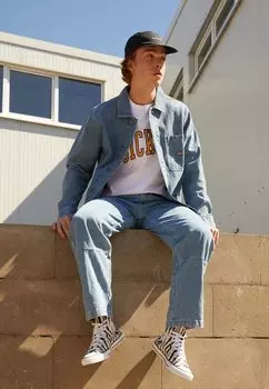 Джинсовая куртка Dickies CHORE, цвет light wash