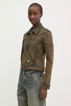 Джинсовая куртка Dickies, зеленый