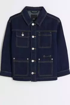 Джинсовая куртка для мальчика River Island, синий