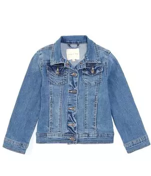 Джинсовая куртка для маленьких девочек Copper Key 2–6X, синий
