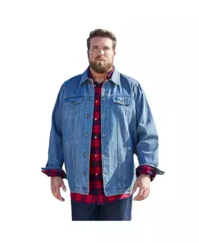 Джинсовая куртка для мужчин больших размеров by KingSize Liberty Blues, синий