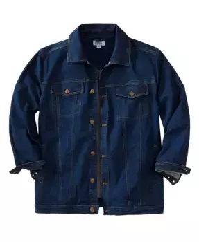 Джинсовая куртка для мужчин больших размеров by KingSize Liberty Blues, синий