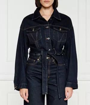 Джинсовая куртка для женщин Cropped fit Hugo, синий