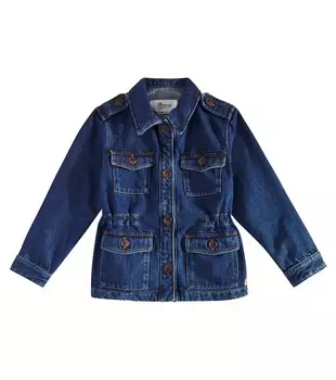 Джинсовая куртка Джина Bonpoint, синий